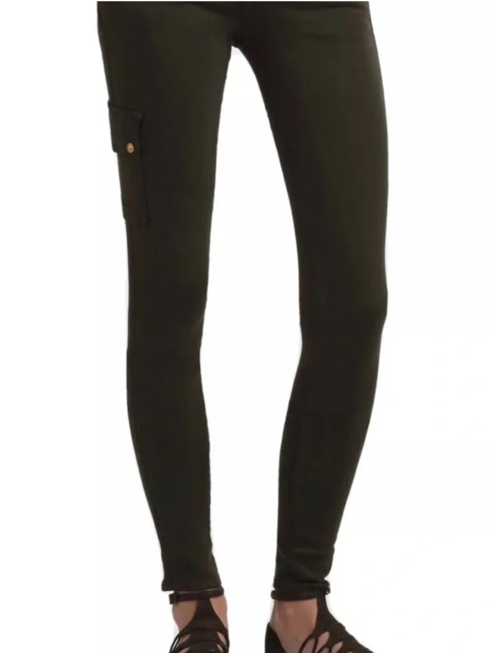 Citizens of Humanity COH "HOPE CARGO SKINNY" Jeans Black Cotton Style 1369-818 - Picture 4 of 15